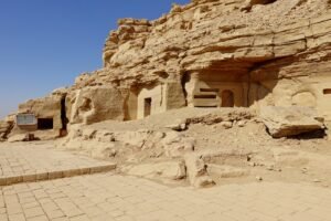 The tombs at El Kab