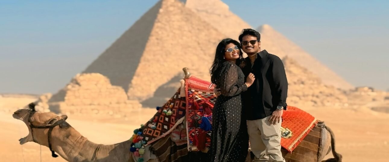 The pyramids of Giza