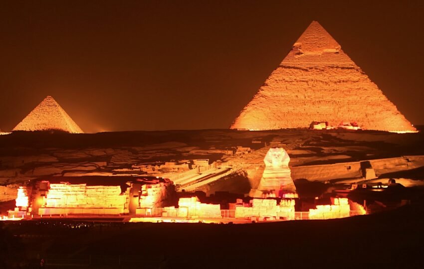 pyramids sound and light show